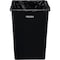 Global Industrial Square Plastic Garbage Can, Black, 35 Gallon 641439BK - alternate 3